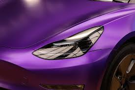 Purple Car Wrap